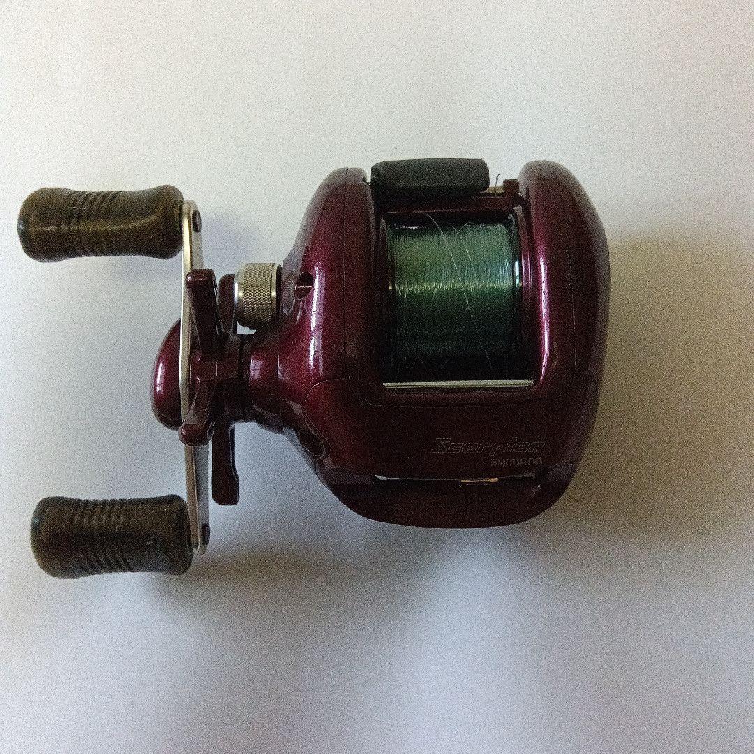 Shimano Scorpion ベイトリール 赤　ブラックバス　スコーピオン