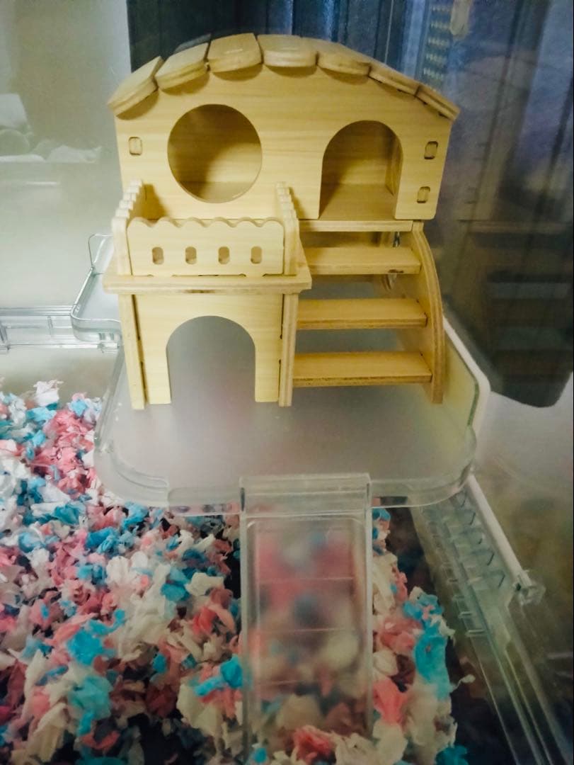 ゆ*様 GEX グラスハーモニー600 ハムスターケージ＋サークル＋おやつ等