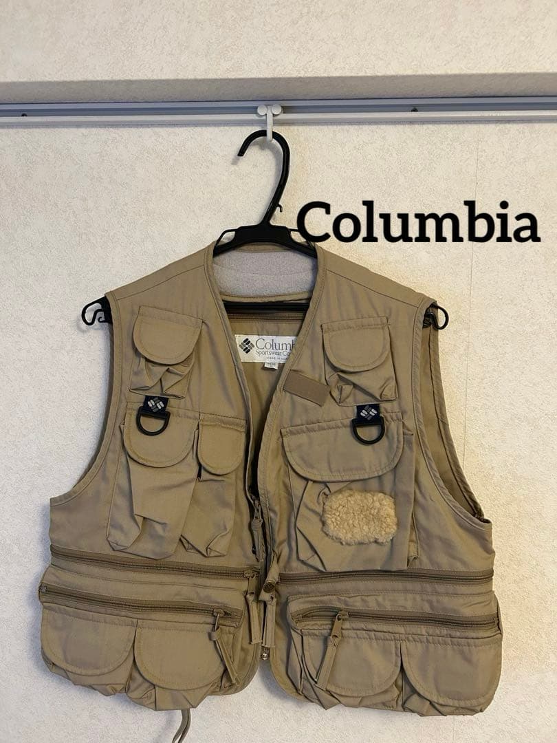 90s Columbia コロンビア フィッシングベスト　ヴィンテージ