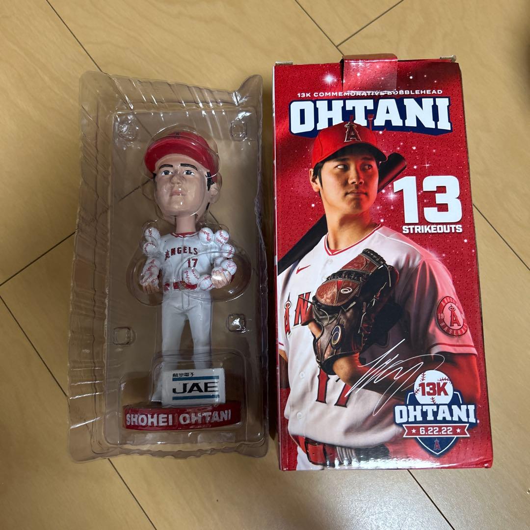 【即購入ok!!】大谷翔平　エンジェルス　13奪三振　 非売品ボブルヘッド 新品