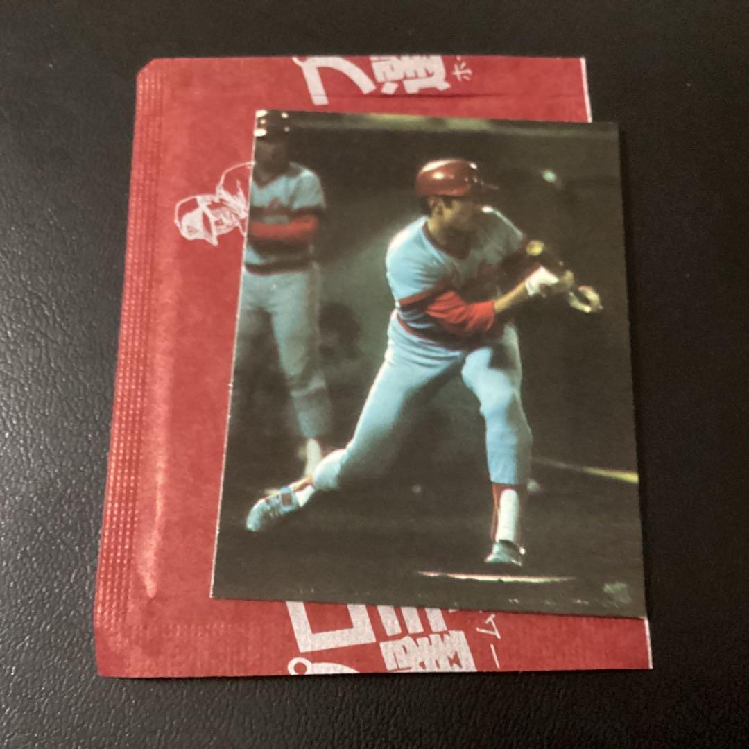 未開封開封品　カルビー79年　木下（広島）　V2　美品　レアブロック