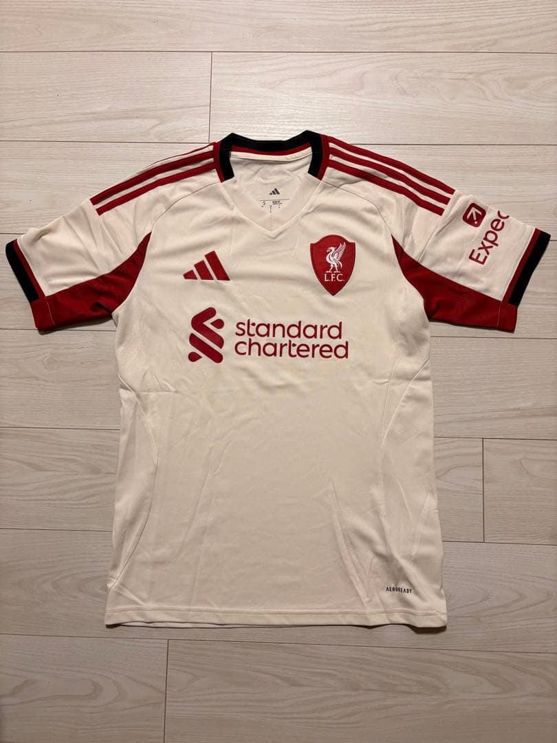 リバプール 25-26 アウェイ 半袖レプリカユニフォーム Mサイズ