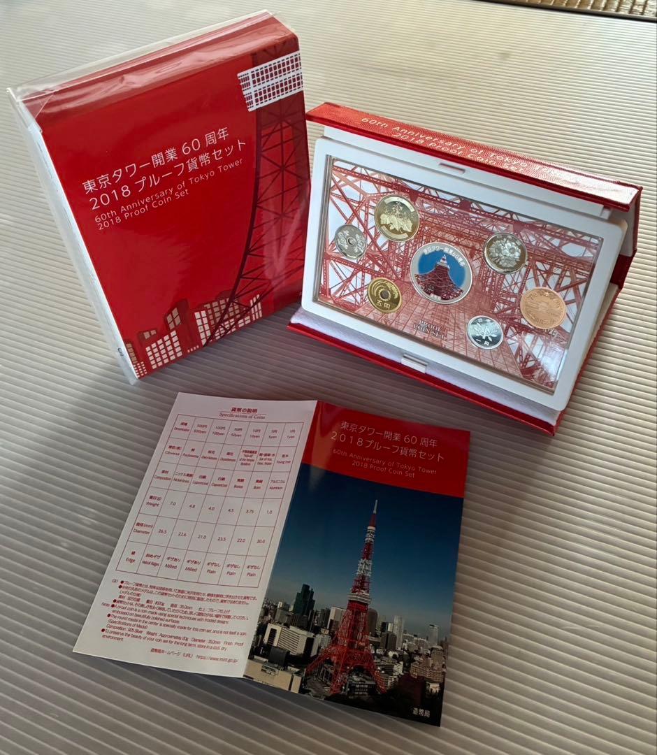 東京タワー開業60周年2018プルーフセット　【値下げしました】