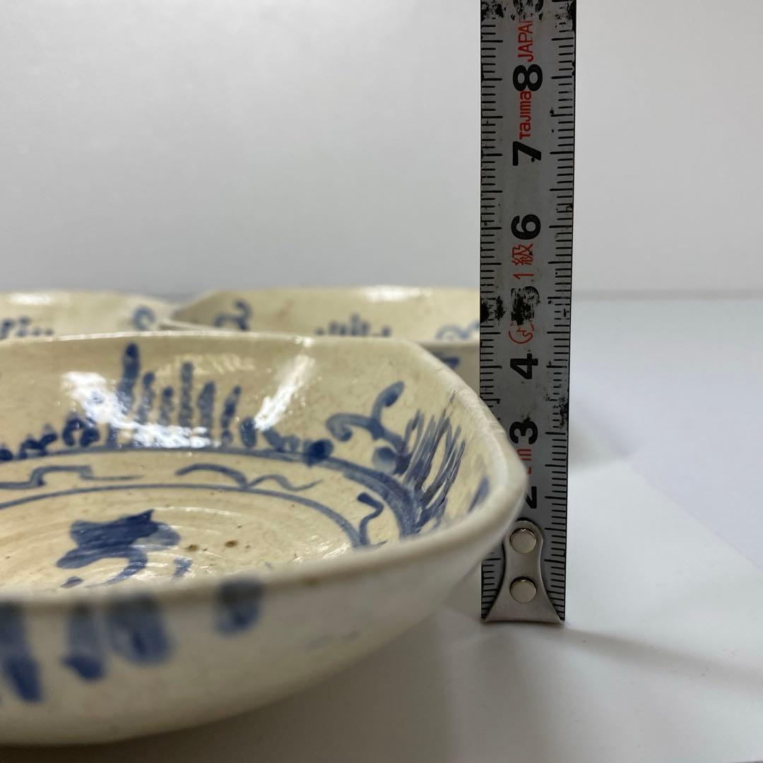 尾形乾山　染付皿5枚　共箱　トヒオ　東さ7-0323☆2F