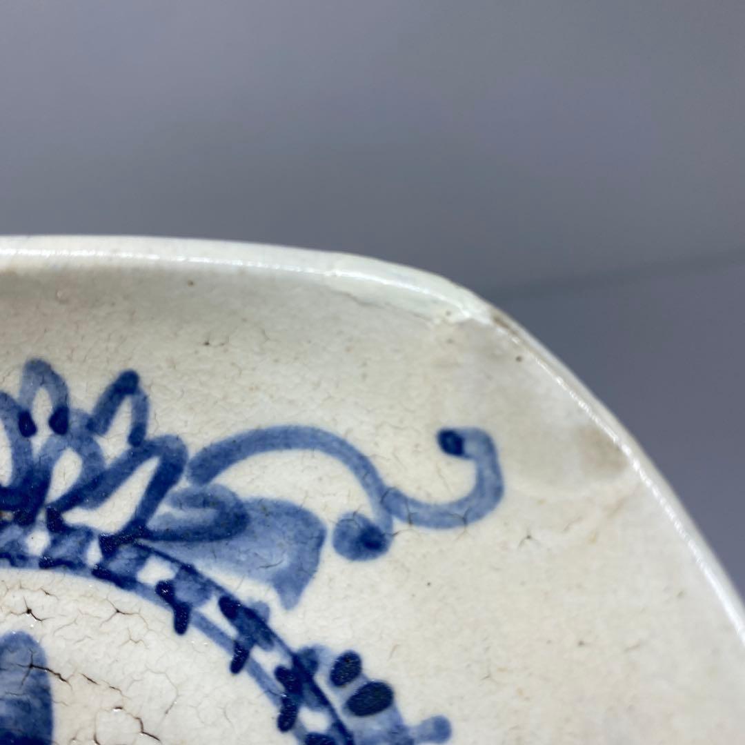 尾形乾山　染付皿5枚　共箱　トヒオ　東さ7-0323☆2F