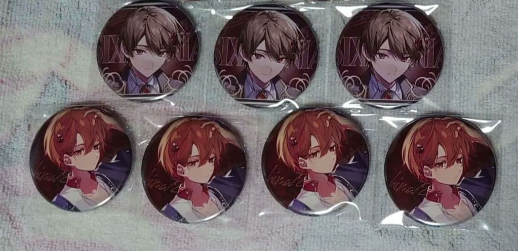 バラ可 シクフォニ 缶バッジ 第1弾 暇72 JJ スクレボ エンファン