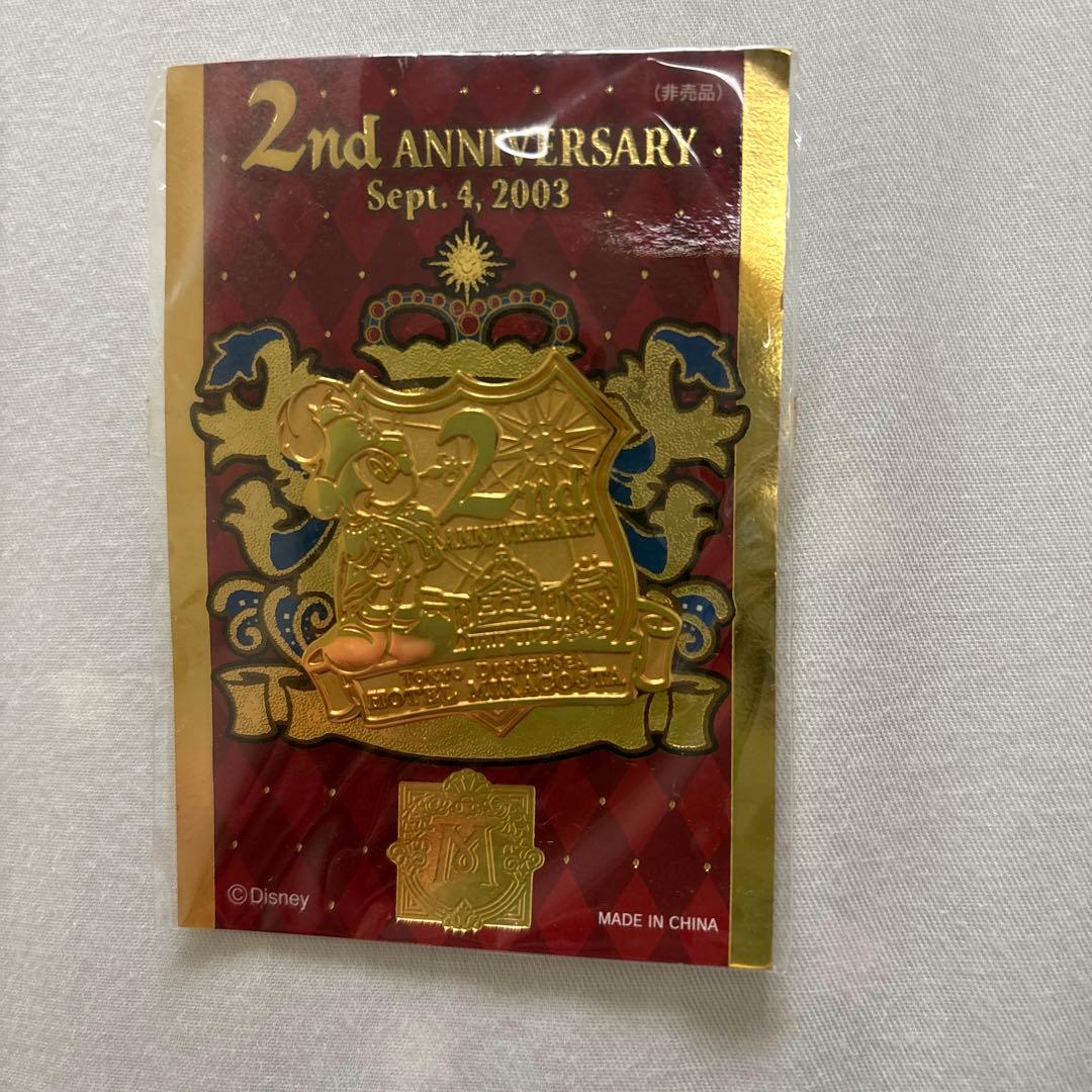 非売品　ホテルミラコスタ　アニバーサリー記念ピンバッチ　5個セット