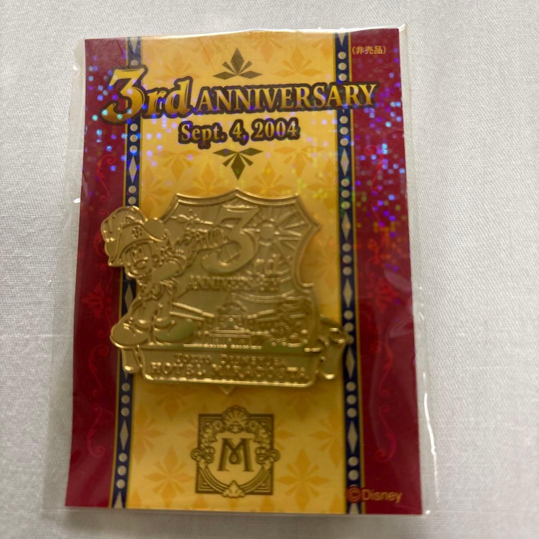 非売品　ホテルミラコスタ　アニバーサリー記念ピンバッチ　5個セット