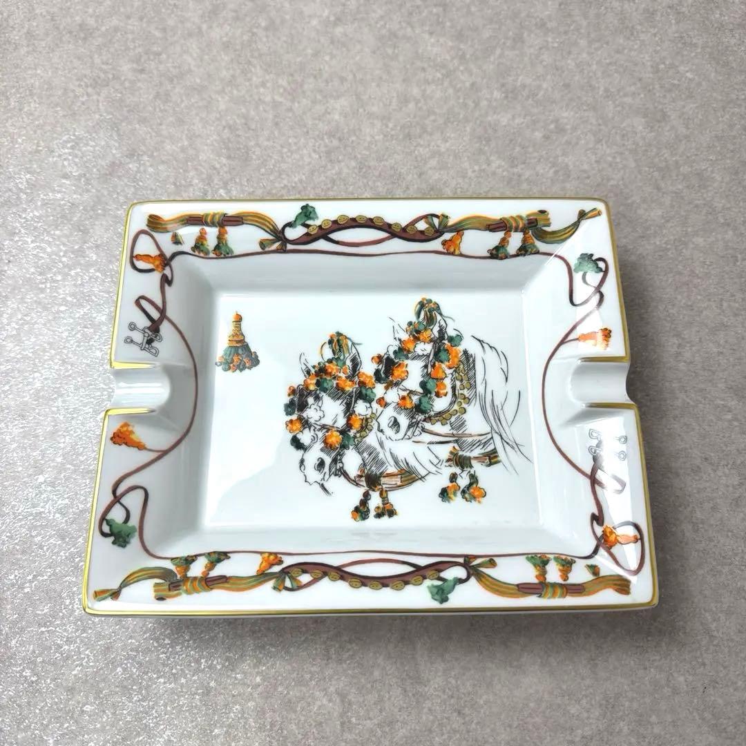 HERMES エルメス アッシュトレイ 灰皿 小物入れ 陶器 コレクション