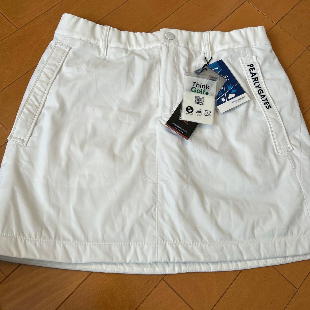 PEARLY GATES ゴルフスカート ホワイト
