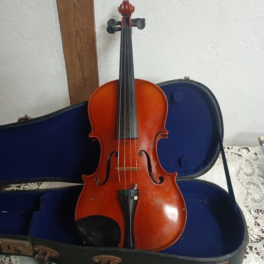 鈴木バイオリン本体 　ケース付き　1/2 No.102　1968年