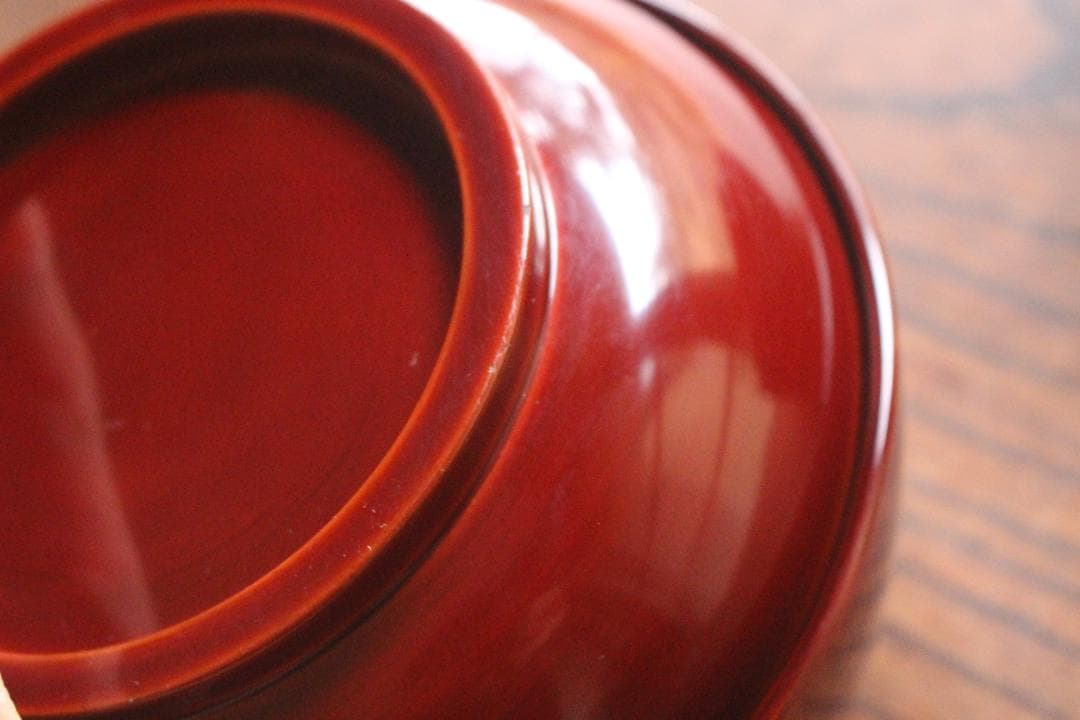 小傷あり！風情ある千筋糸目に極上桐花蒔絵の映えるお椀2点（検輪島塗懐石椀雑煮椀