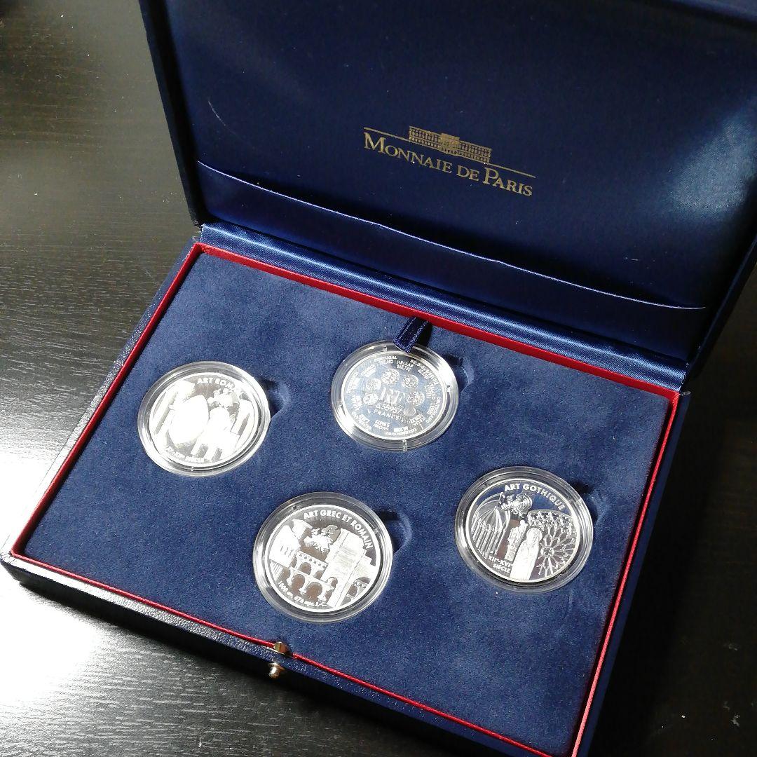 フランスシルバーセット。美術。