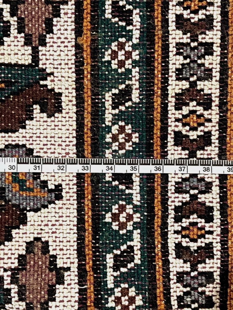 オールド ペルシャ絨毯 シルク125㎝ 難あり スペシャル 特価