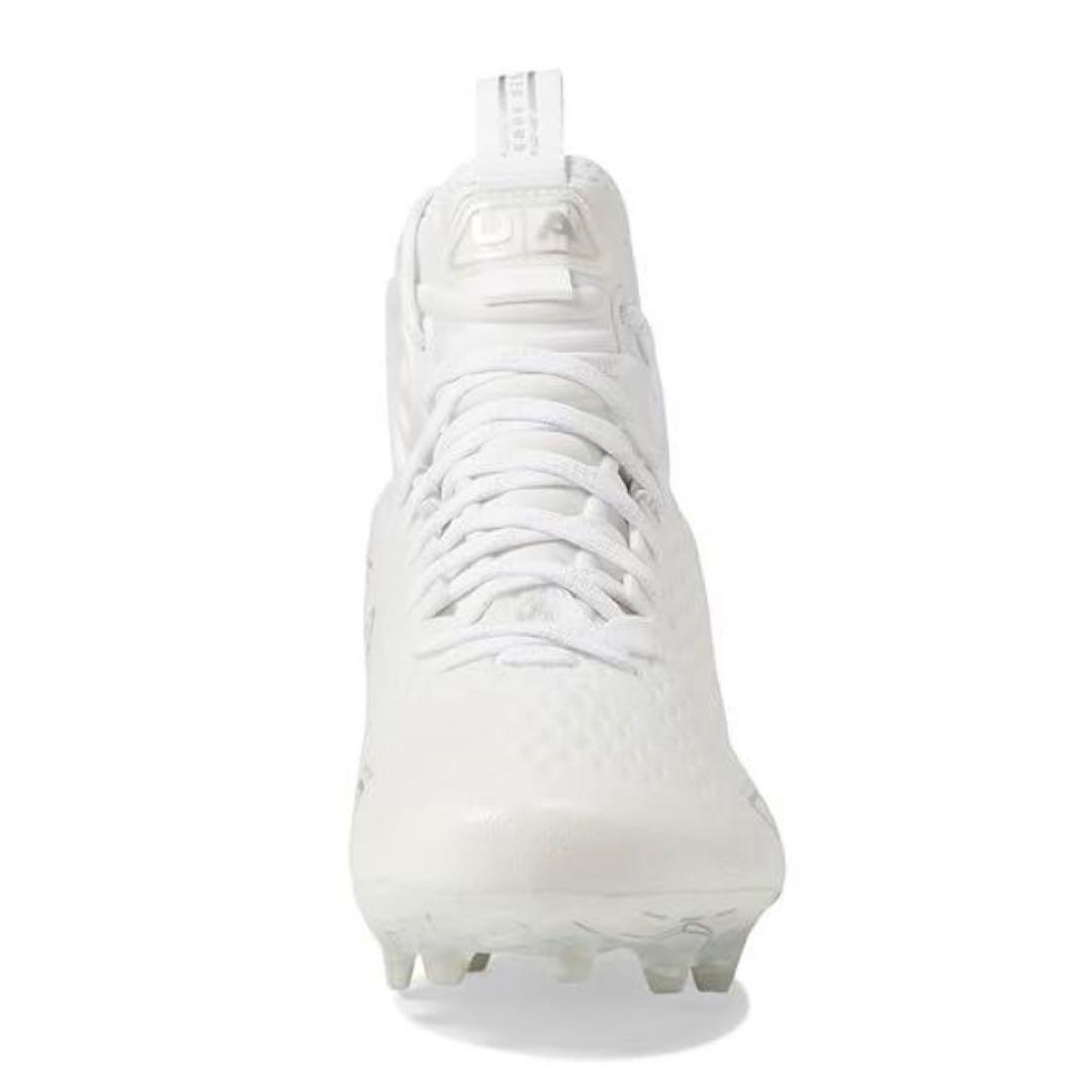 アンダーアーマー 27 スポットライト アメフト スパイク シューズ 白 靴 m