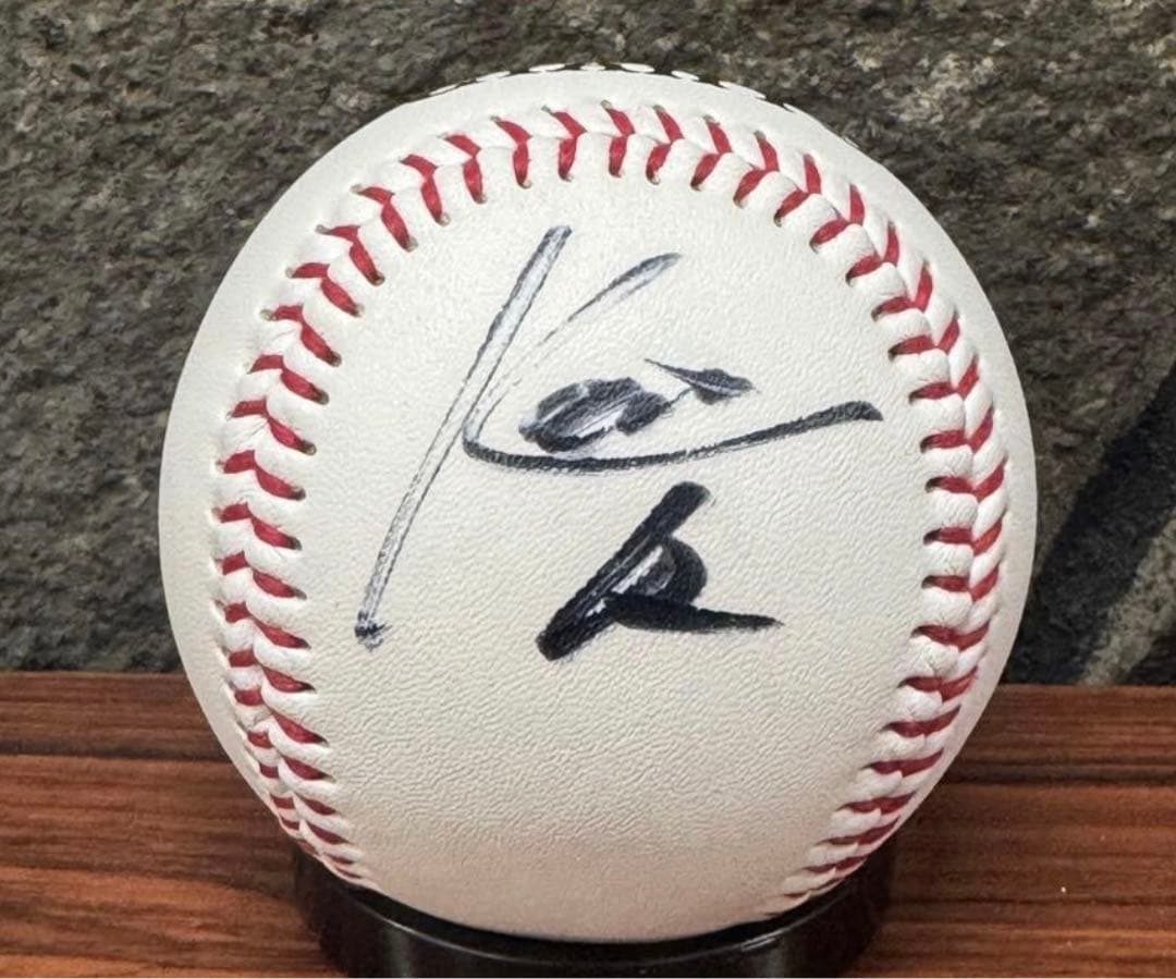 横山凱選手　ジャイアンツ　投げ入れ直筆サイン入り野球ボール