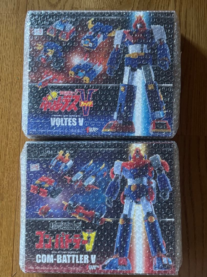 ミニアクション コンバトラーV & ボルテスV　ACTION TOYS 未開封
