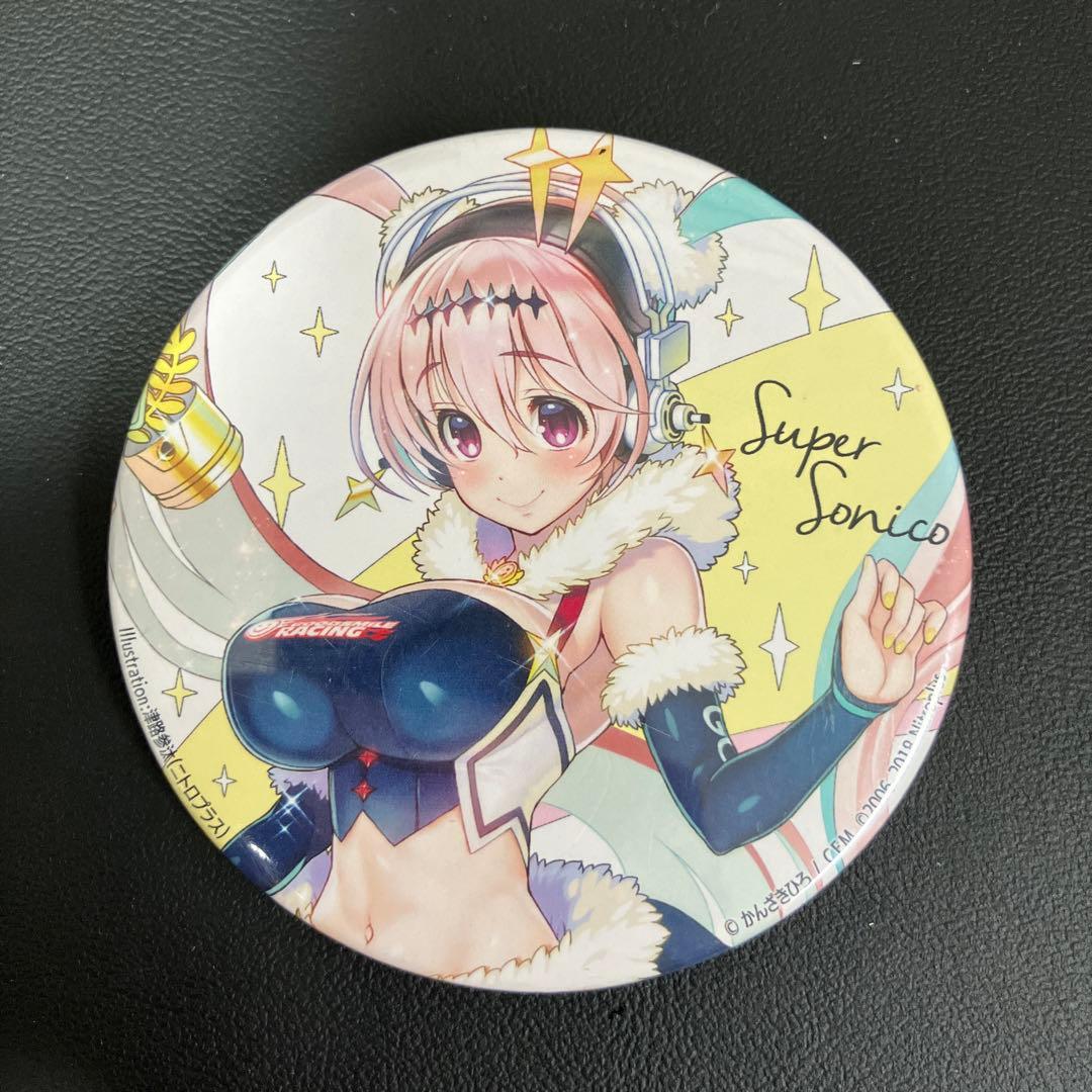 超激レア　初音ミク レーシングVer.2018 ビッグ缶バッジ　すーぱーそに子