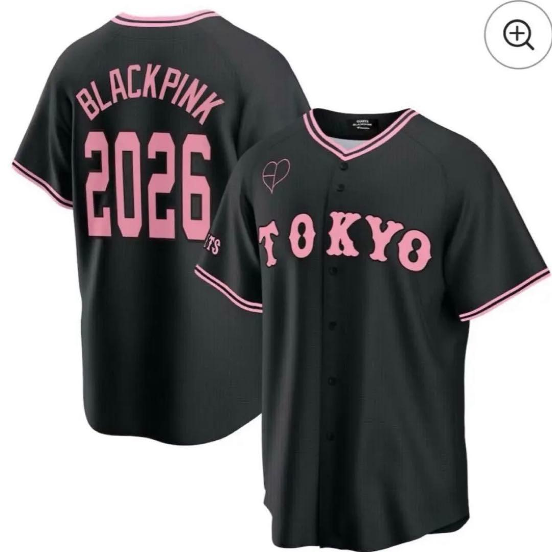 読売ジャイアンツ×BLACKPINK ユニフォーム ブラック Ｌサイズ