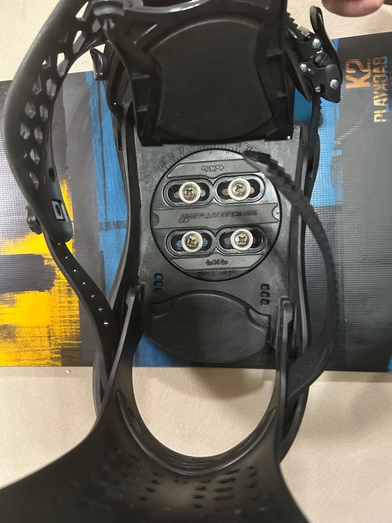 美品　スノーボードセット　K2 155×FLUXビンディング