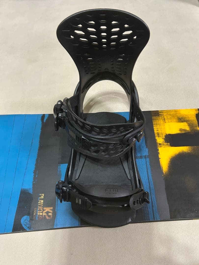 美品　スノーボードセット　K2 155×FLUXビンディング