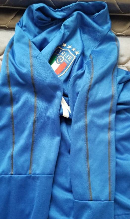 サッカー、イタリア代表、ウォームアップジャケット、選手仕様、オーセンティック