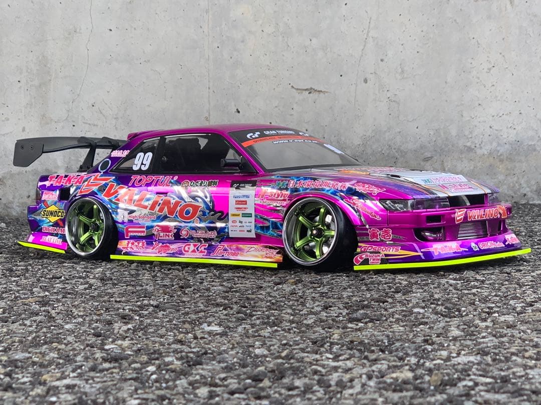 アディクション　S13 シルビア V8 2024中村直樹選手　未使用ボディ