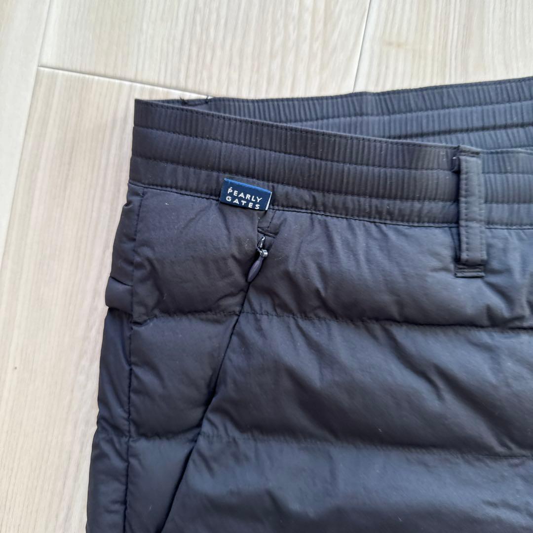 パーリーゲイツ　パンツ　中綿　ダウンパンツ　黒　6 暖パン　XL〜XXL相当