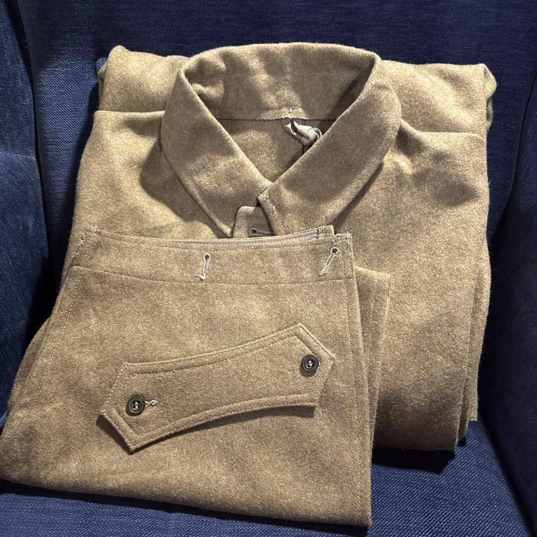 【極美品】日本陸軍九八式冬用兵外套　日本軍　軍装