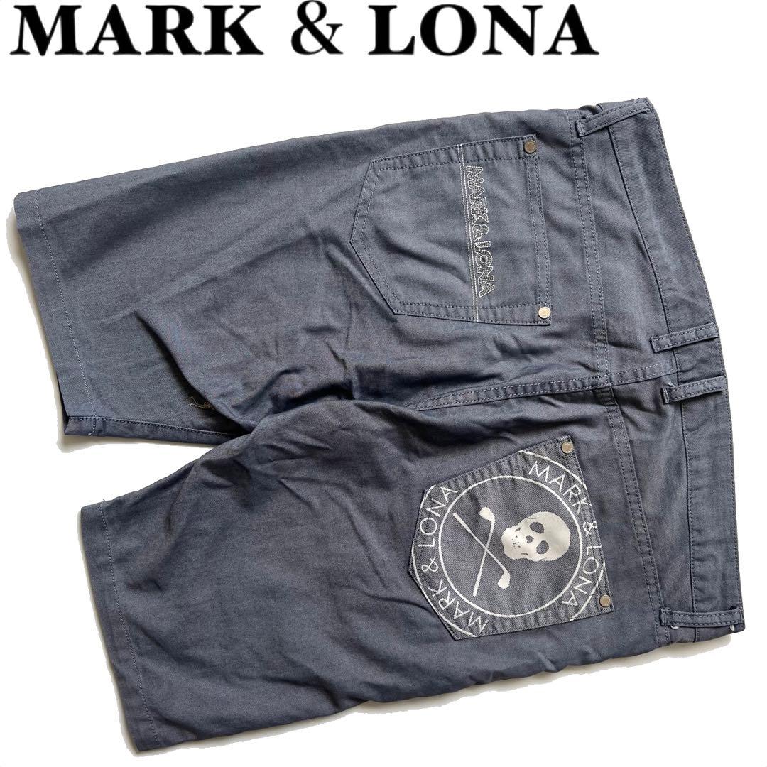 MARK&LONA マークアンドロナ　ハーフパンツ　メンズ　L ゴルフ　ロゴ