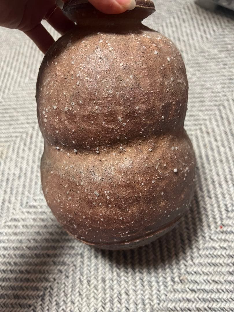 蟹　花瓶　壺　焼物