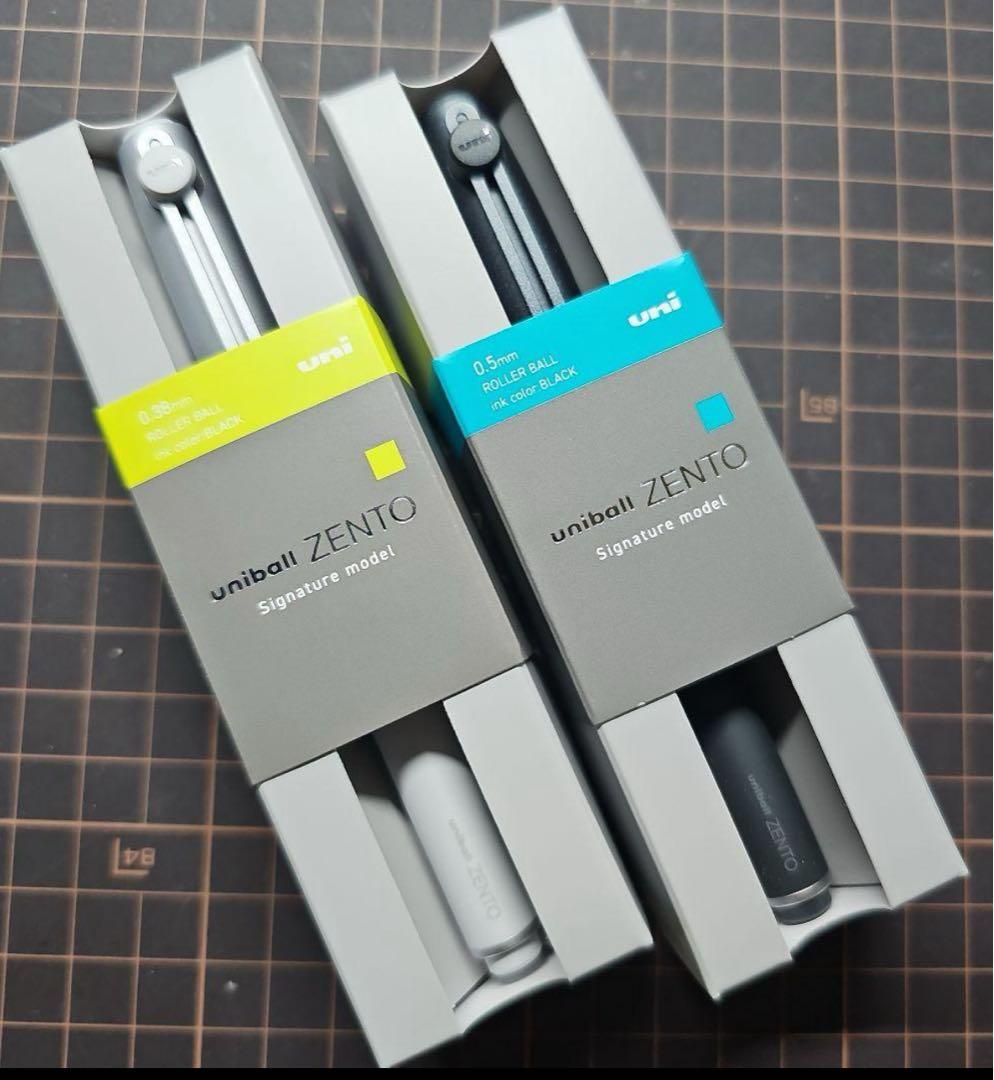 Uniball ユニボール zento ゼント シグニチャー ブラック ホワイト