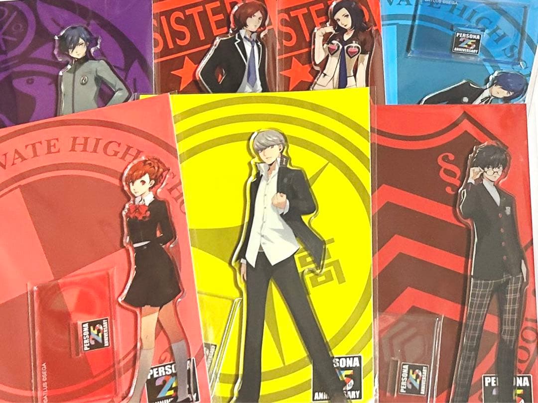 【ペルソナ25周年】主人公 アクリルスタンド 未開封 7個セット