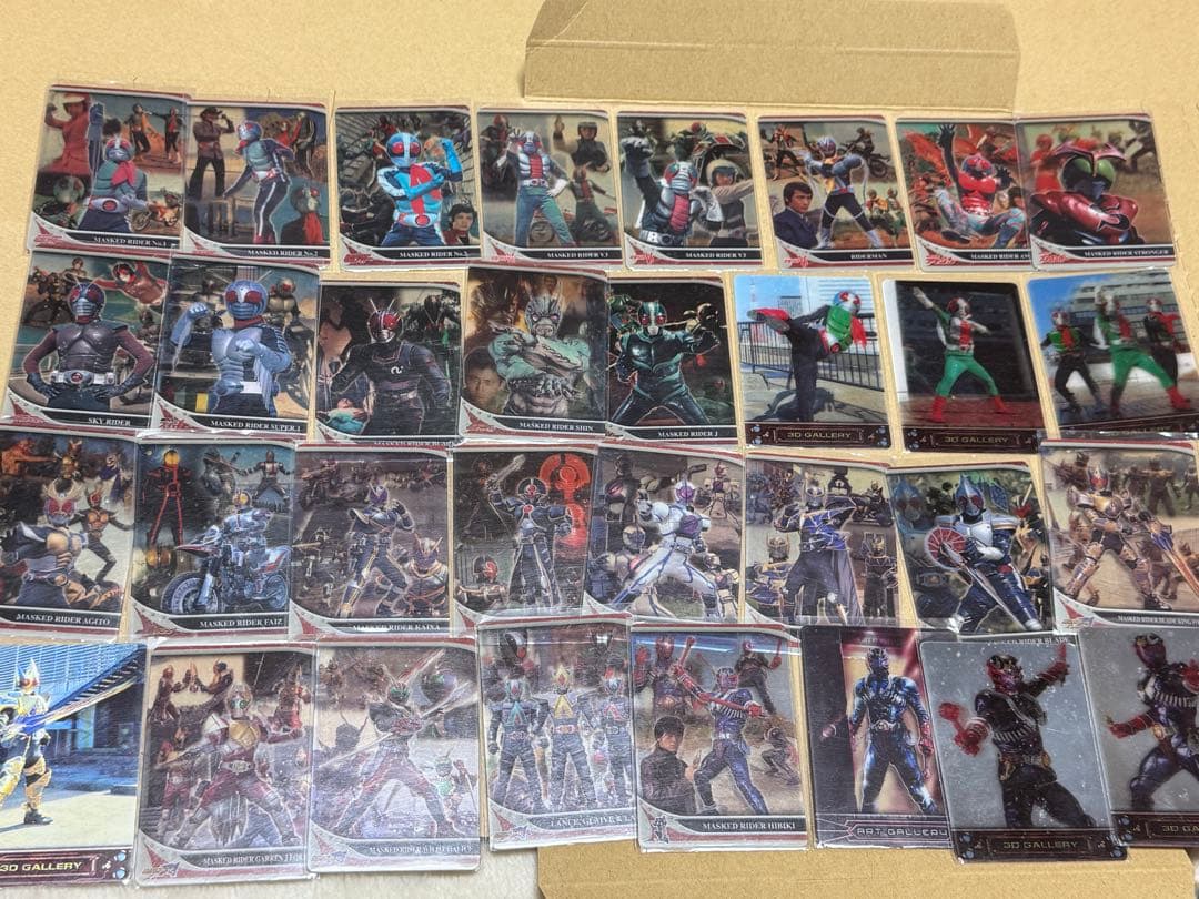 仮面ライダーウエハースセット（パッケージ+カード）