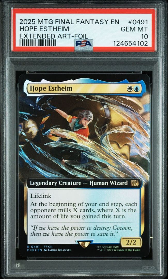 【PSA10】mtg ホープ・エストハイム バンドル限定 英語 FOIL fin