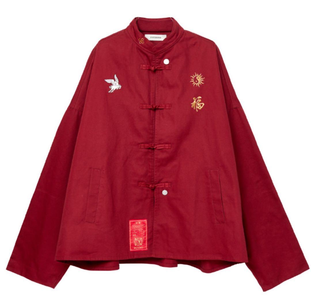 ずっと真夜中でいいのに。福 Jacket (Red) 中華服　L