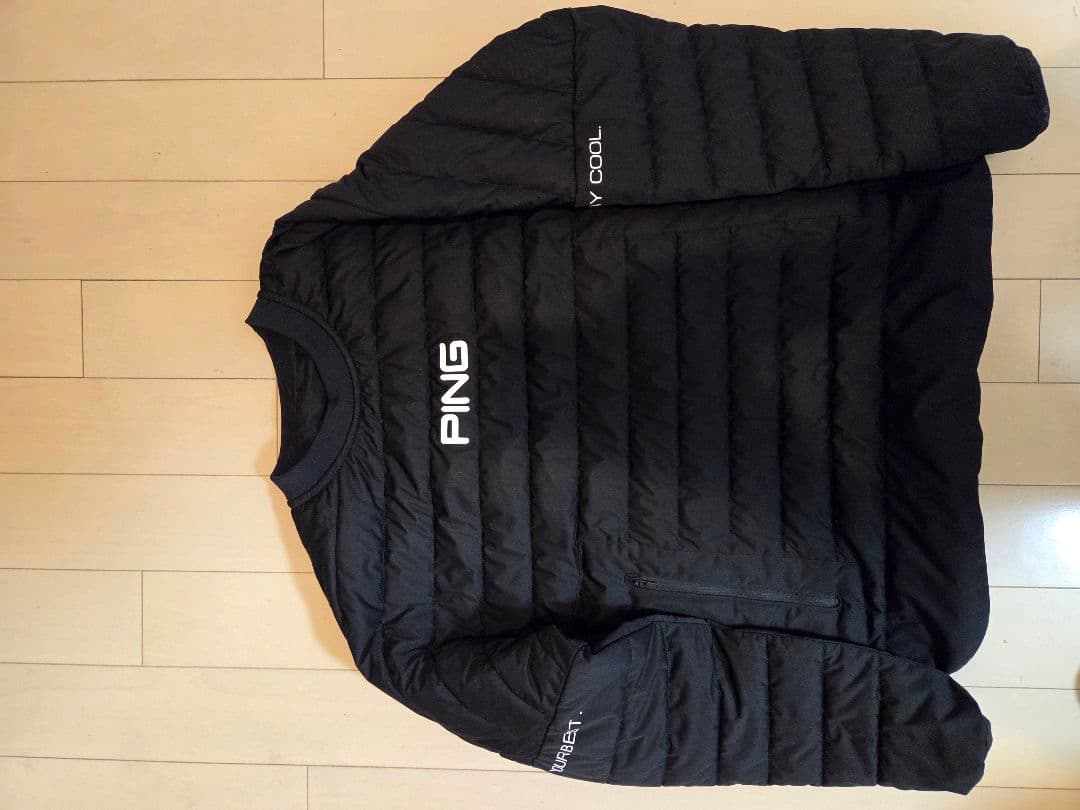 PING GOLF ストレッチ中綿スニードジャック／ブラック／Sサイズ