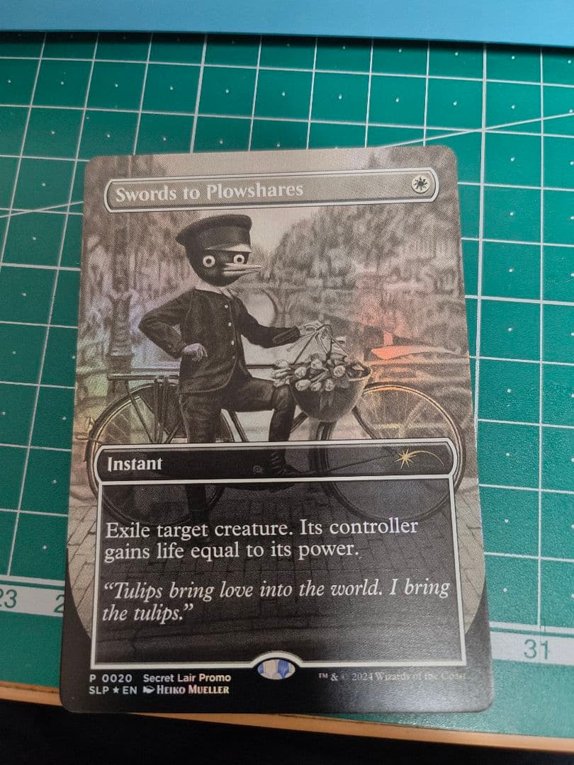 MTG 剣を鍬に MagicCon限定 Foil 英語版