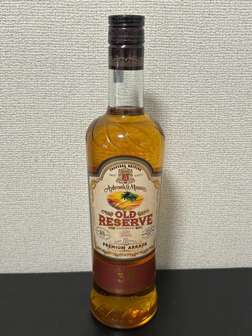 [新品/未開封] スリランカ ココナッツ ラム酒 34%