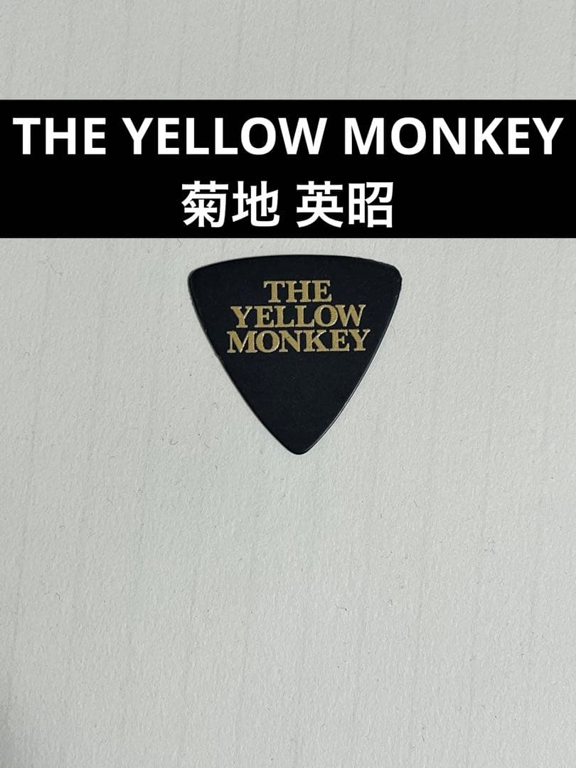 THE YELLOW MONKEY 菊地 英昭さん本人使用ピック