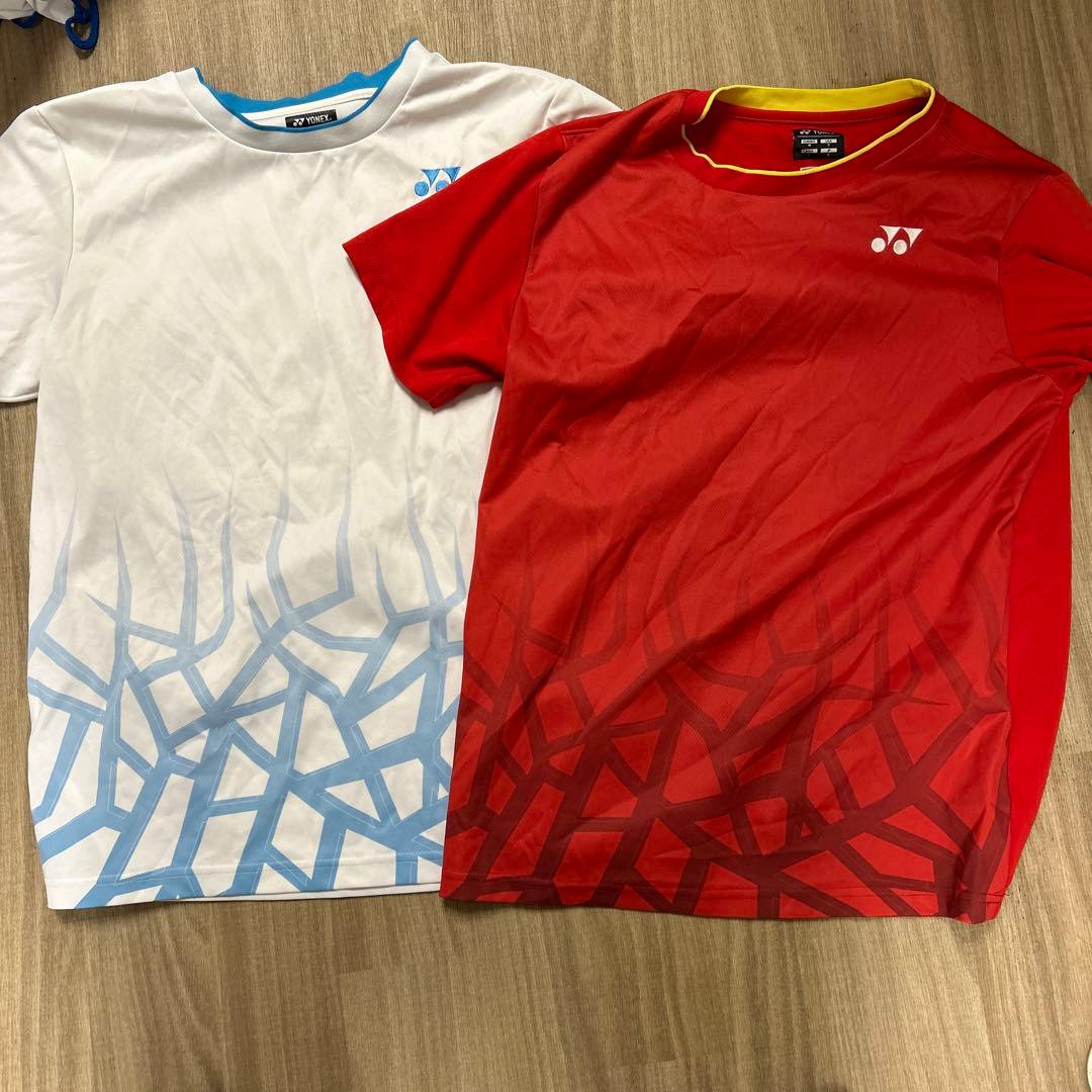 バドミントン、テニス、ゲームシャツ