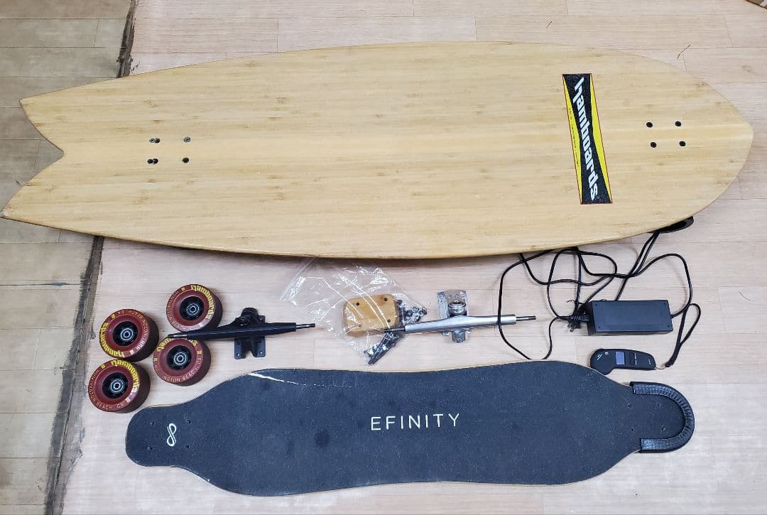 ハムボード フィッシュ × ENFINTY 電動カスタムスケートボード