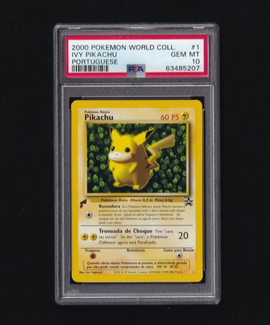2000 ワールドコレクション Ivyピカチュウ / PSA GEM-MT10