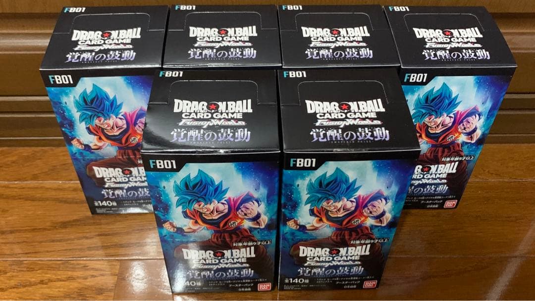 フュージョンワールド 覚醒の鼓動 未開封BOX×6（テープあり4、テープなし2）