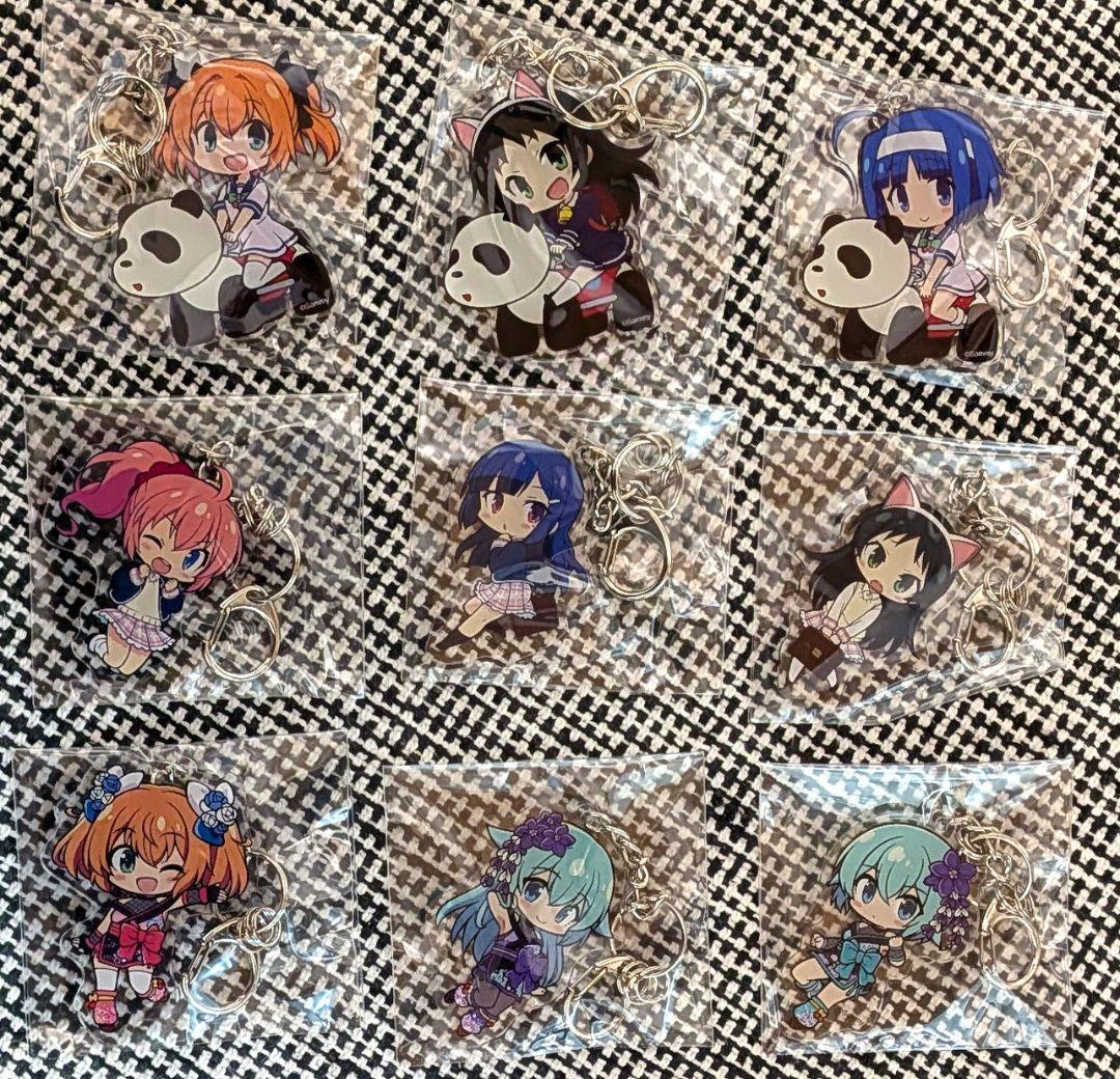 パチキャラまつり ツインエンジェルかぎっ娘アクリルキーホルダー　コンプセット