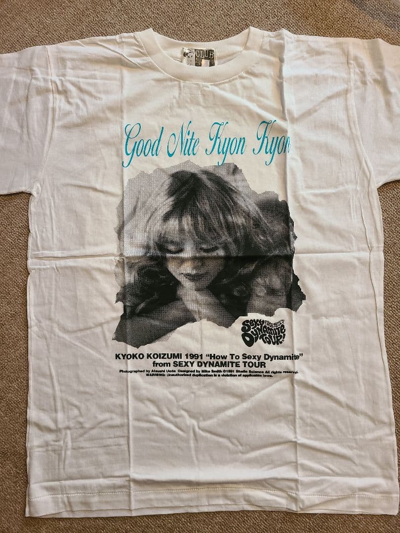 小泉今日子　レア　ツアーTシャツ