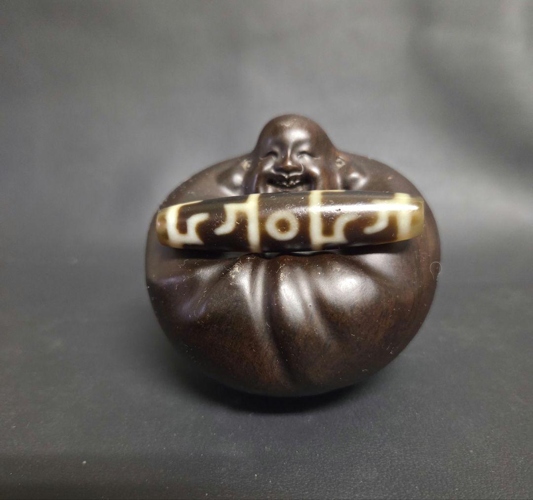 966　天珠　蓮師法器天珠　上質　貴重　dzibeads！