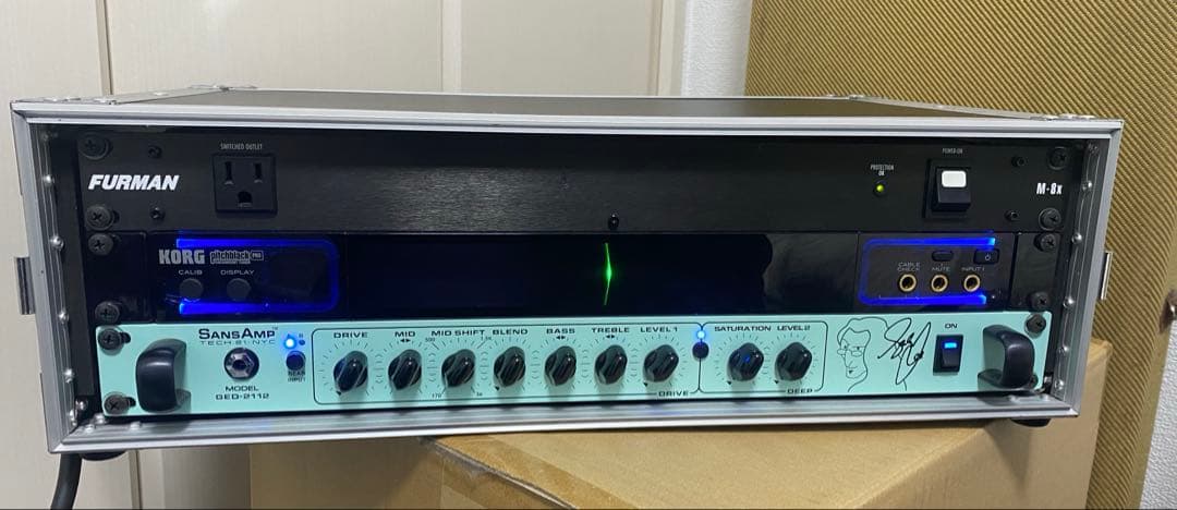 Tech21 Sansamp GED-2112 furman+KORGチューナー