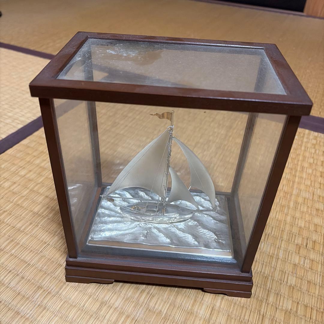 銀製品　帆船　ヨット　silver