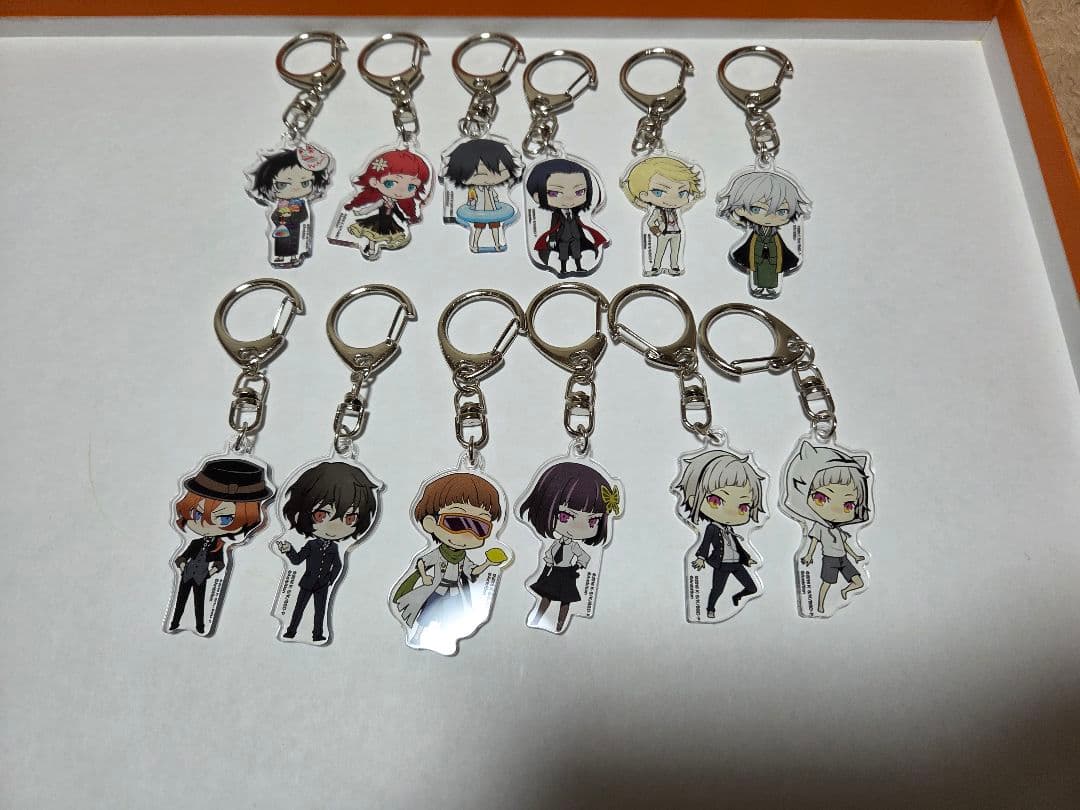 文豪ストレイドッグス アクキー マルイ 文マヨ SD コラボ 12種類